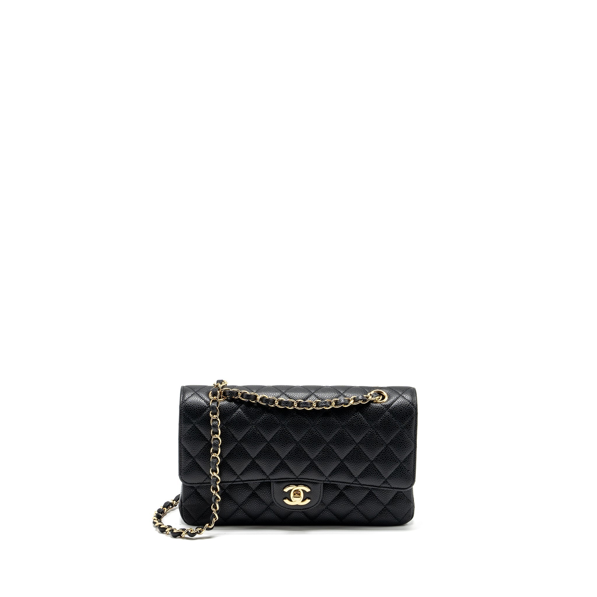 Chanel Medium Classic Double Flap Bag Caviar Black