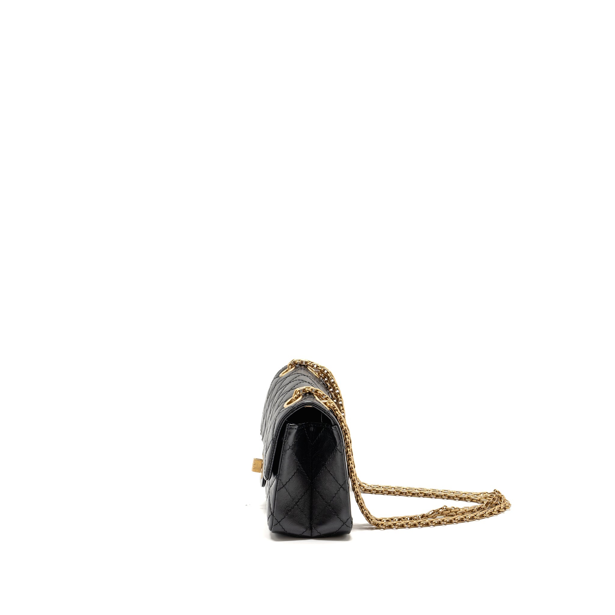Chanel Mini 2.55 Reissue Aged Calfskin Black