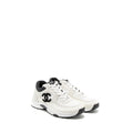 Chanel Size 38 Trainers Suede/Calfskin Black/White