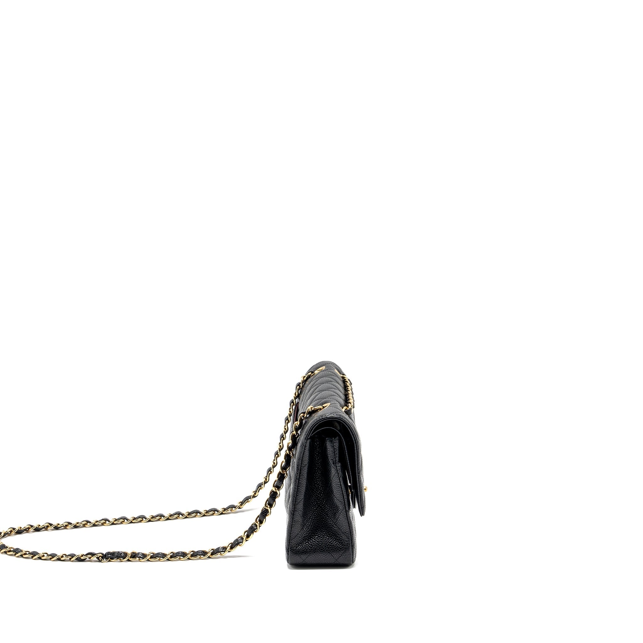Chanel Medium Classic Double Flap Bag Caviar black