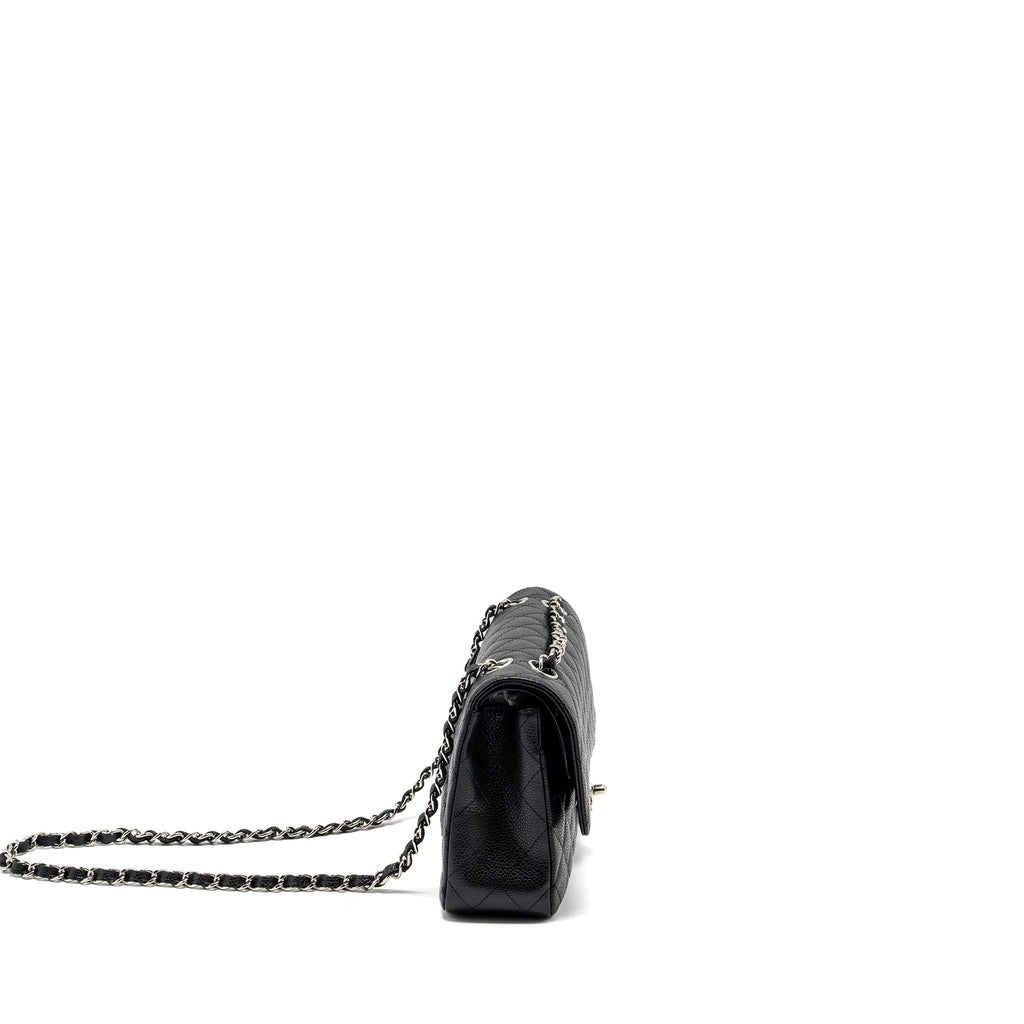 Chanel Medium Classic Double Flap Bag Caviar Black