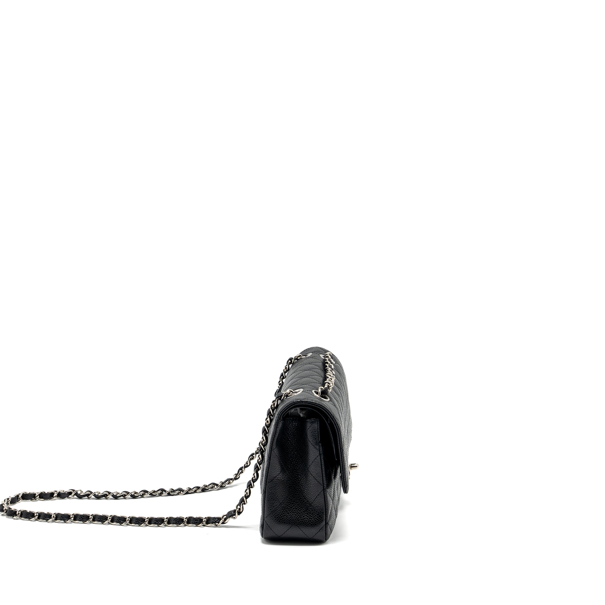 Chanel Medium Classic Double Flap Bag Caviar Black
