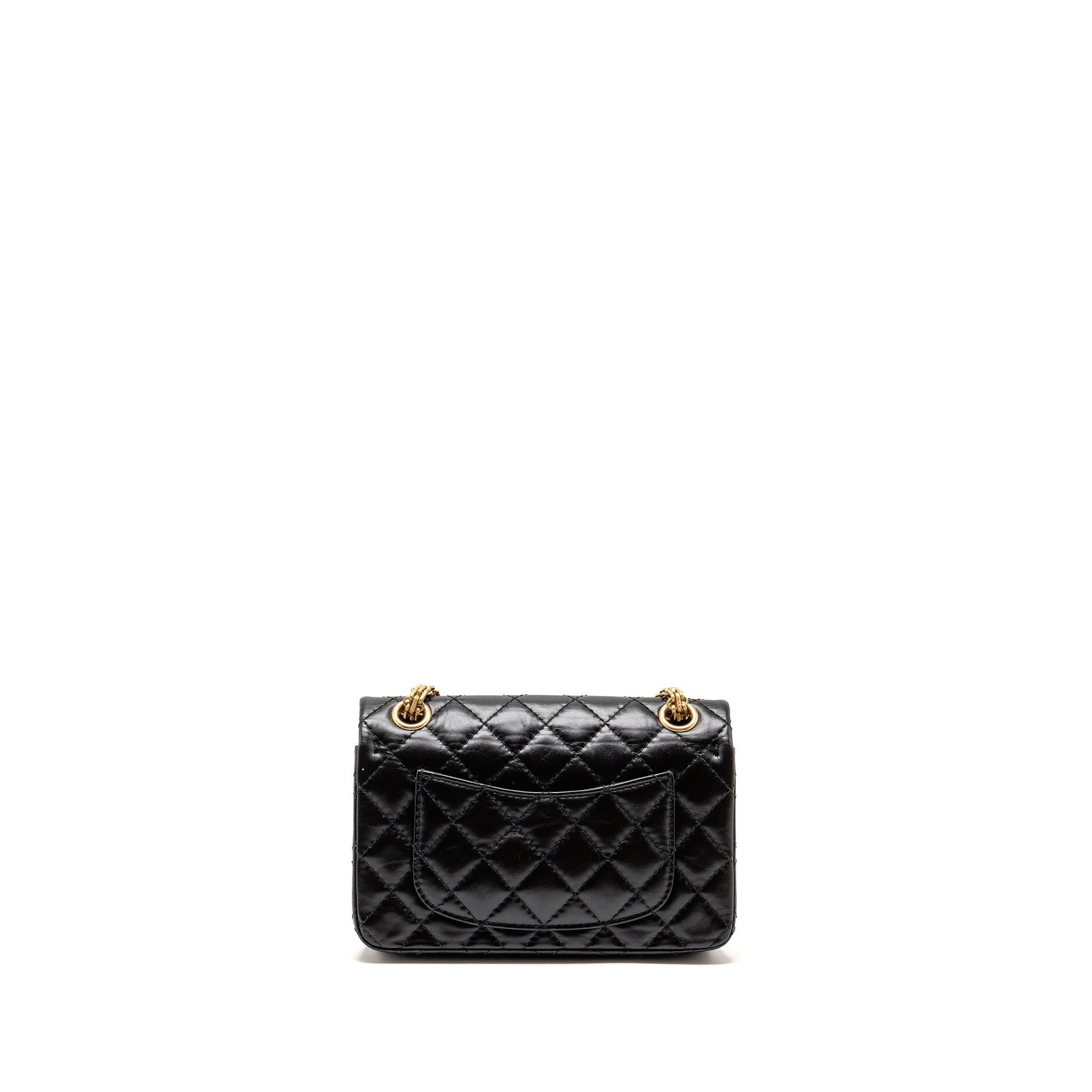 Chanel Mini 2.55 Reissue Aged Calfskin Black