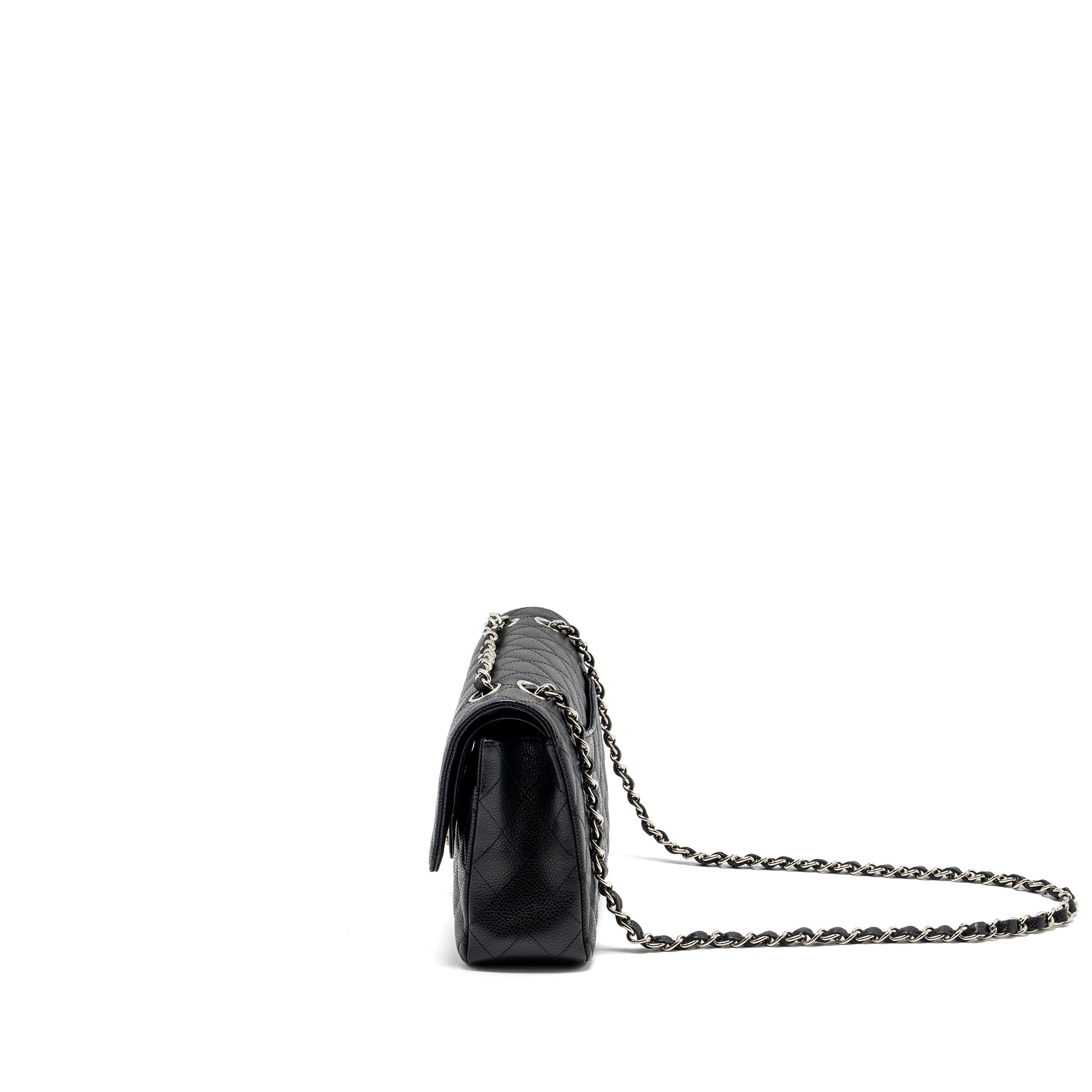 Chanel Medium Classic Double Flap Bag Caviar Black