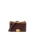 Chanel Medium Boy Bag Limited Edition Caviar Burgundy (microchip)