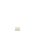 Chanel Classic Flap Card Holder Caviar White L (microchip)