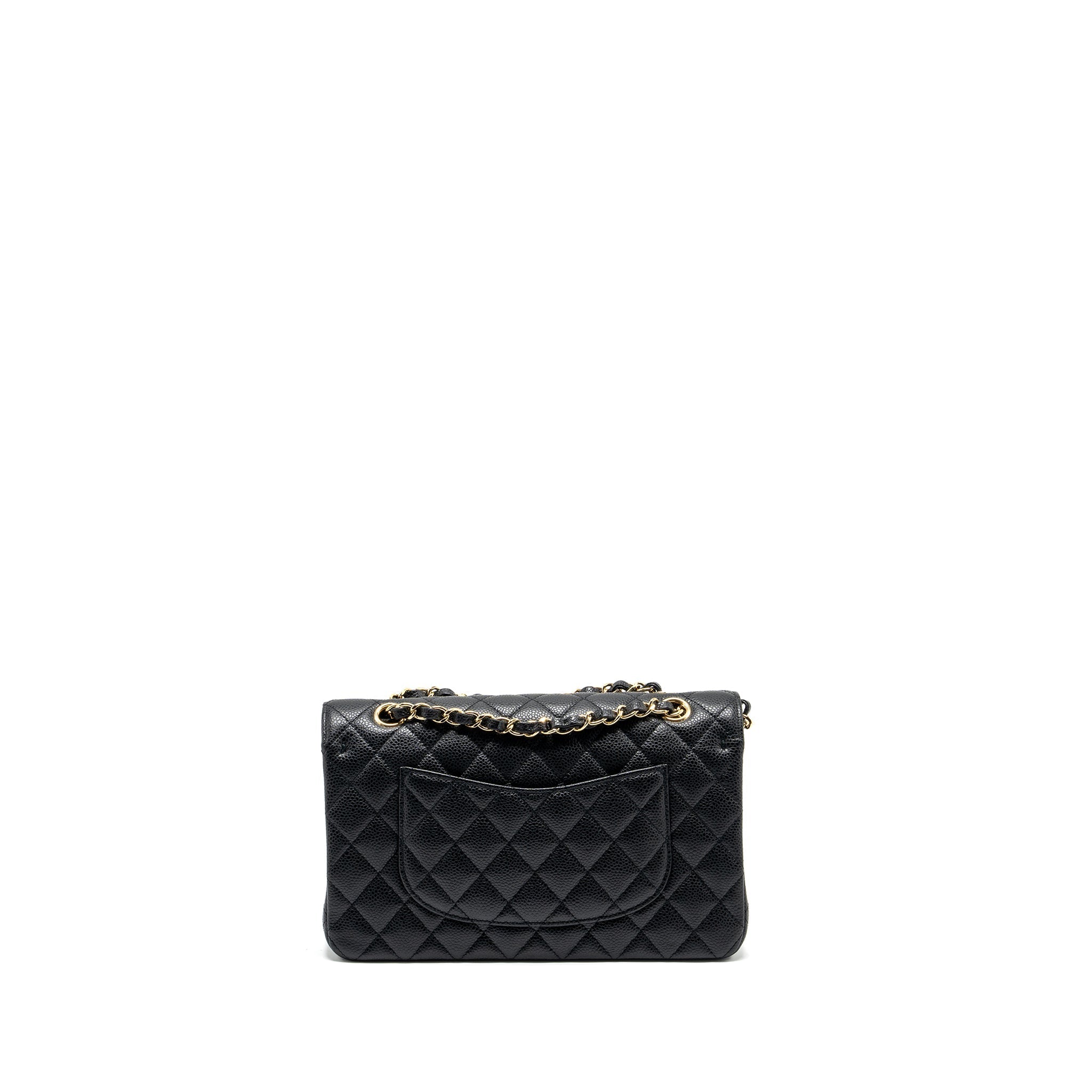 Chanel Medium Classic Double Flap Bag Caviar Black