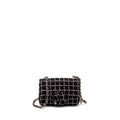 Chanel 23K Flower Bomb Mini Rectangular Flap Bag Tweed Black/Pink L (Microchip)