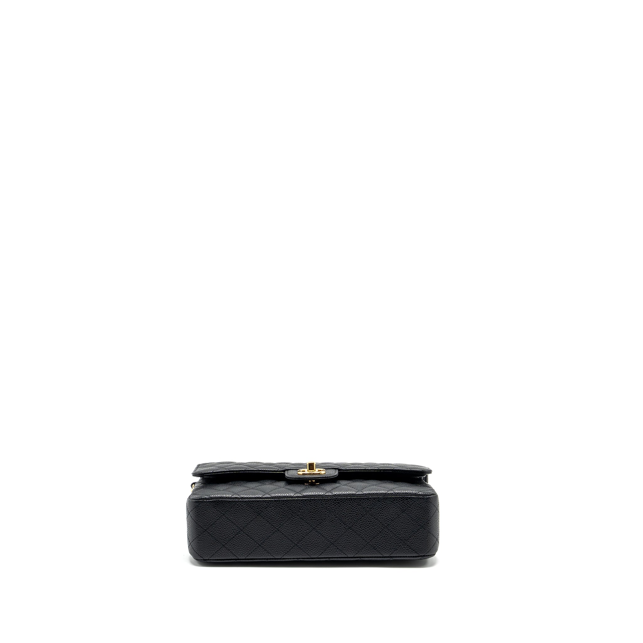 Chanel Medium Classic Double Flap Bag Caviar Black