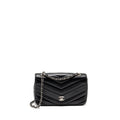 Chanel Envelop Flap Bag Chevron Caviar Black