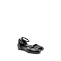 Chanel Size 37 Flat Shoes Lambskin/Patent Black