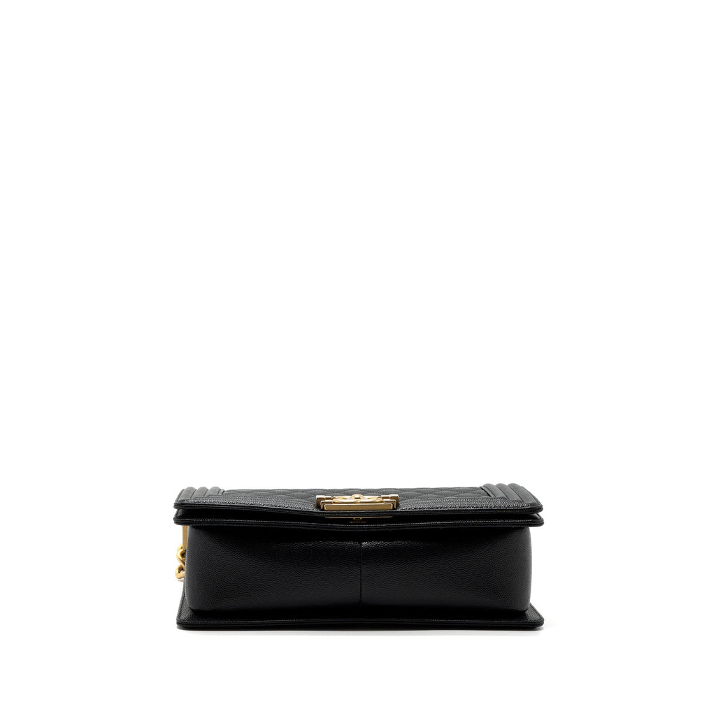 Chanel Medium Classic Boy Bag Caviar Black