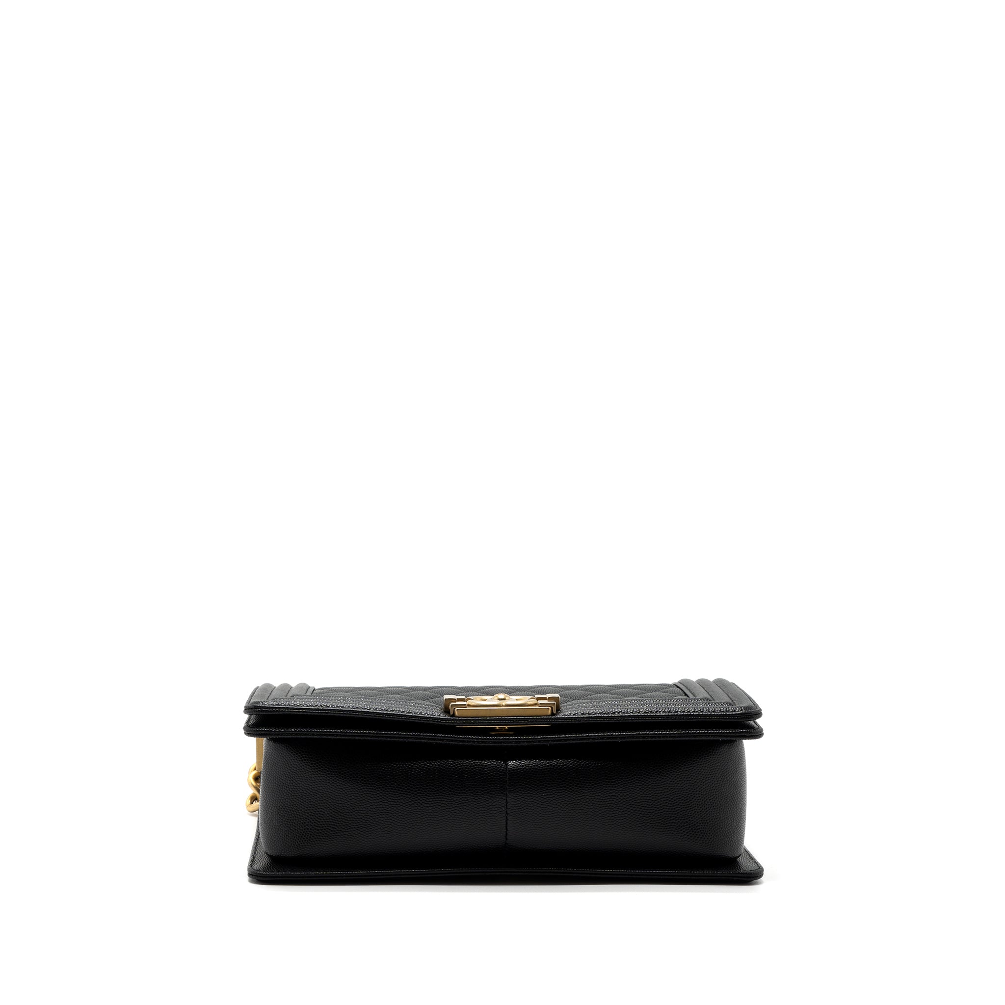 Chanel Medium Classic Boy Bag Caviar Black