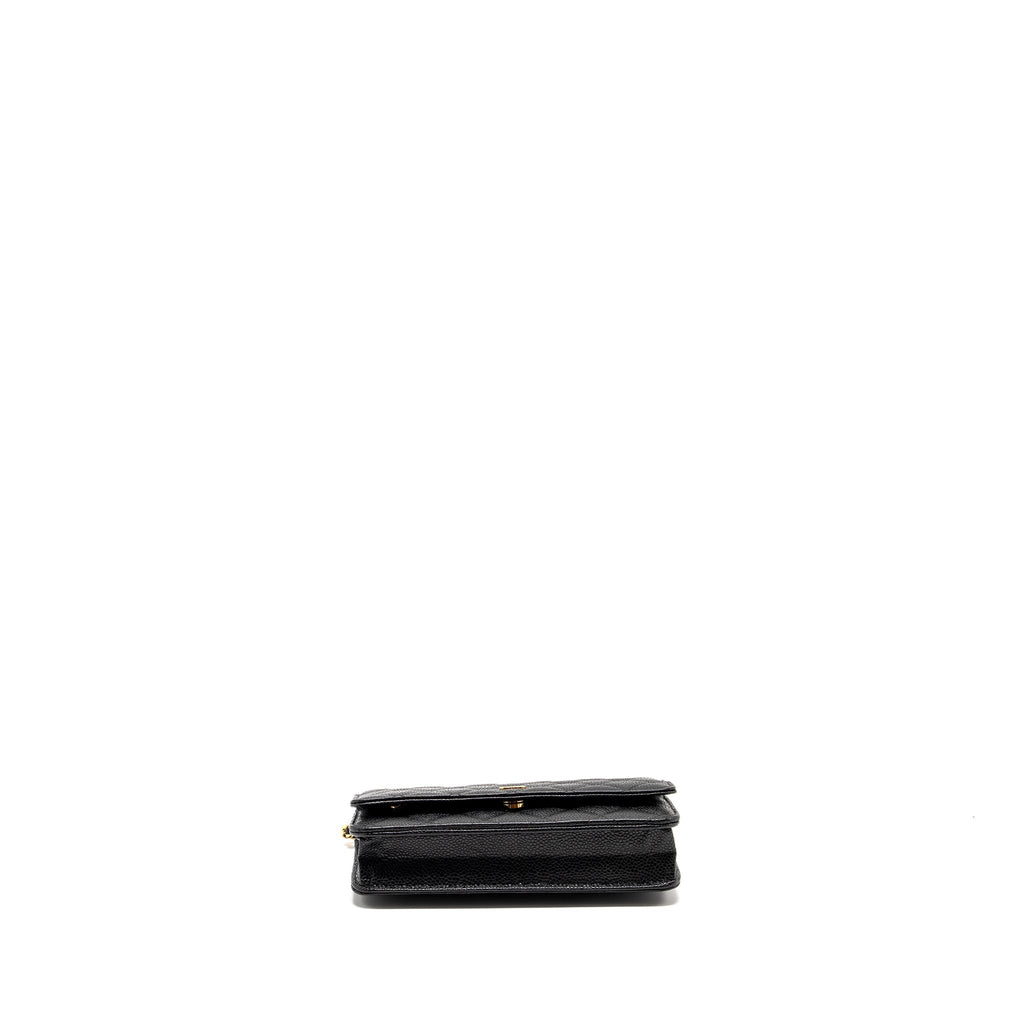 Chanel Classic Wallet on Chain Caviar Black