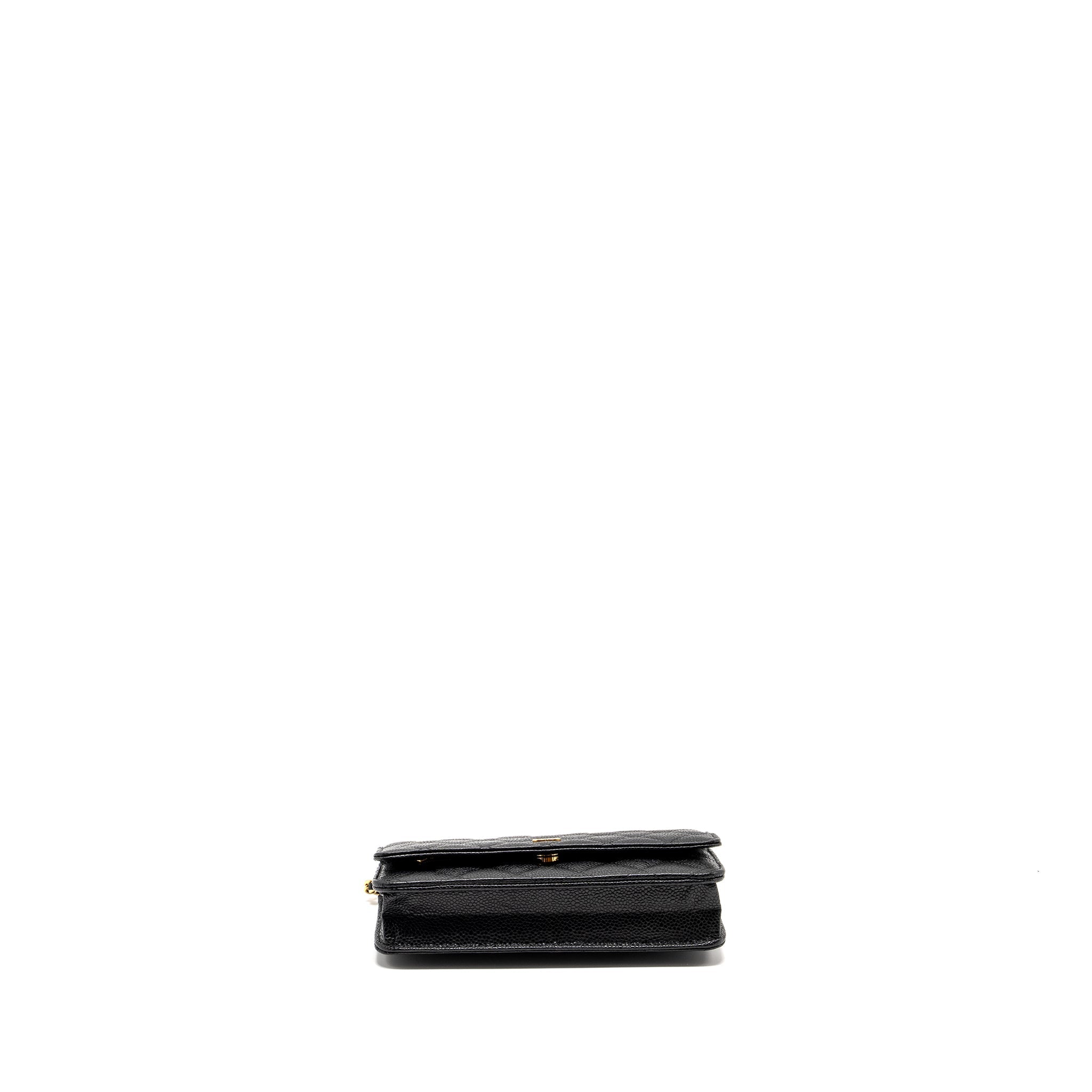 Chanel Classic Wallet on Chain Caviar Black