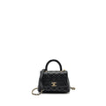 Chanel mini coco handle Caviar black L