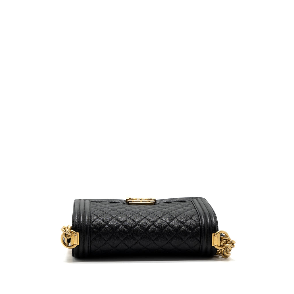 Chanel Medium Classic Boy Bag Caviar Black