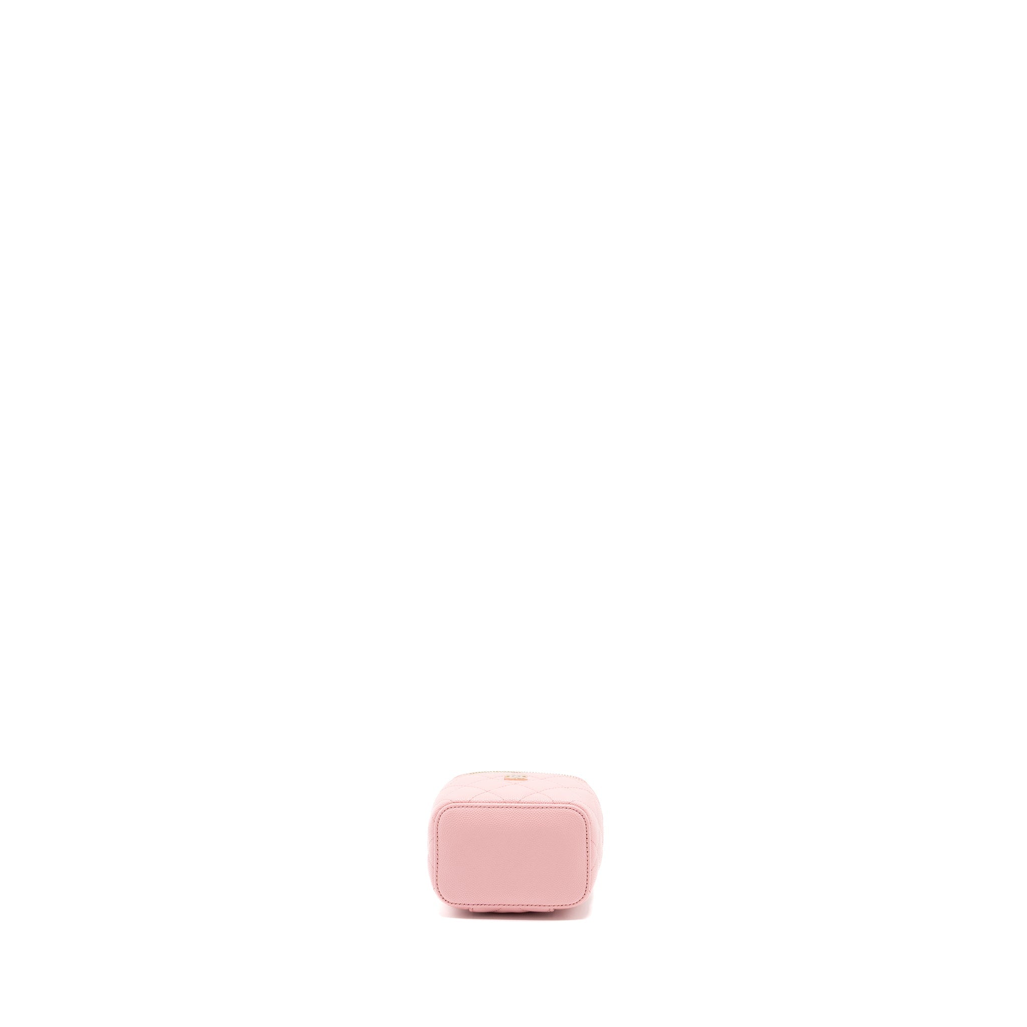 Chanel Mini Vanity Case Caviar Pink L