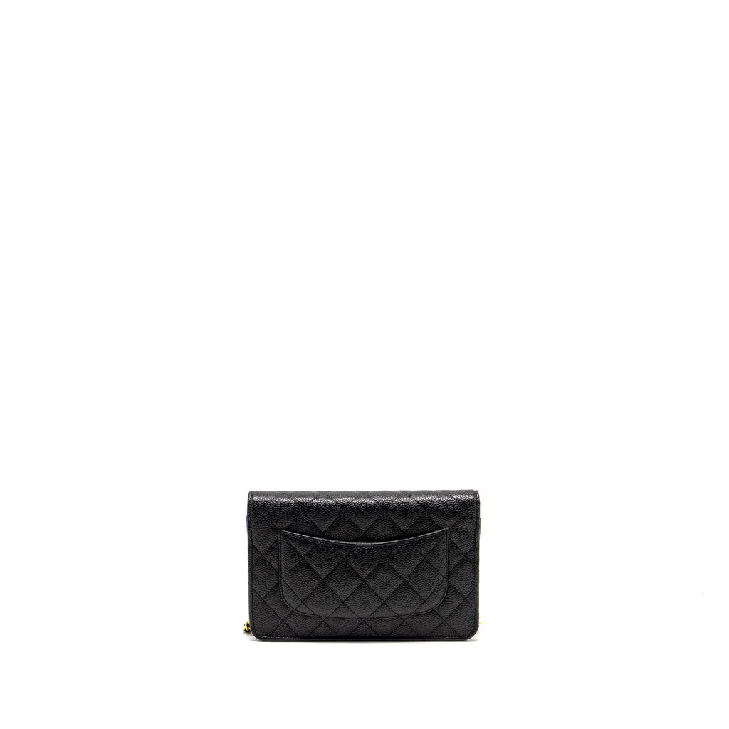 Chanel Classic Wallet on Chain Caviar Black