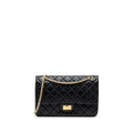 Chanel Large 2.55 Reissue Double Flap Bag Aged Calfskin Black