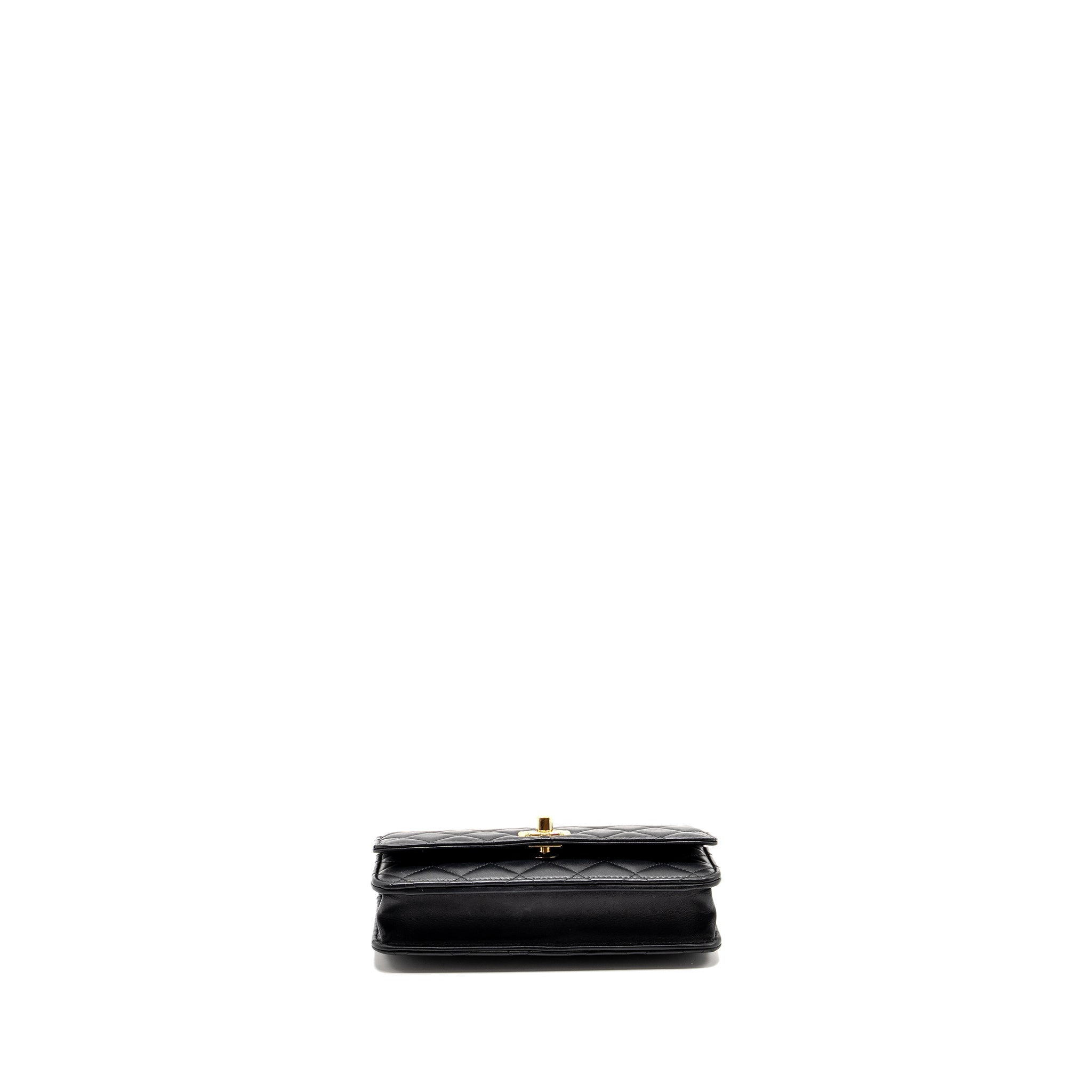 Chanel Trendy CC wallet on Chain lambskin black L (microchip)