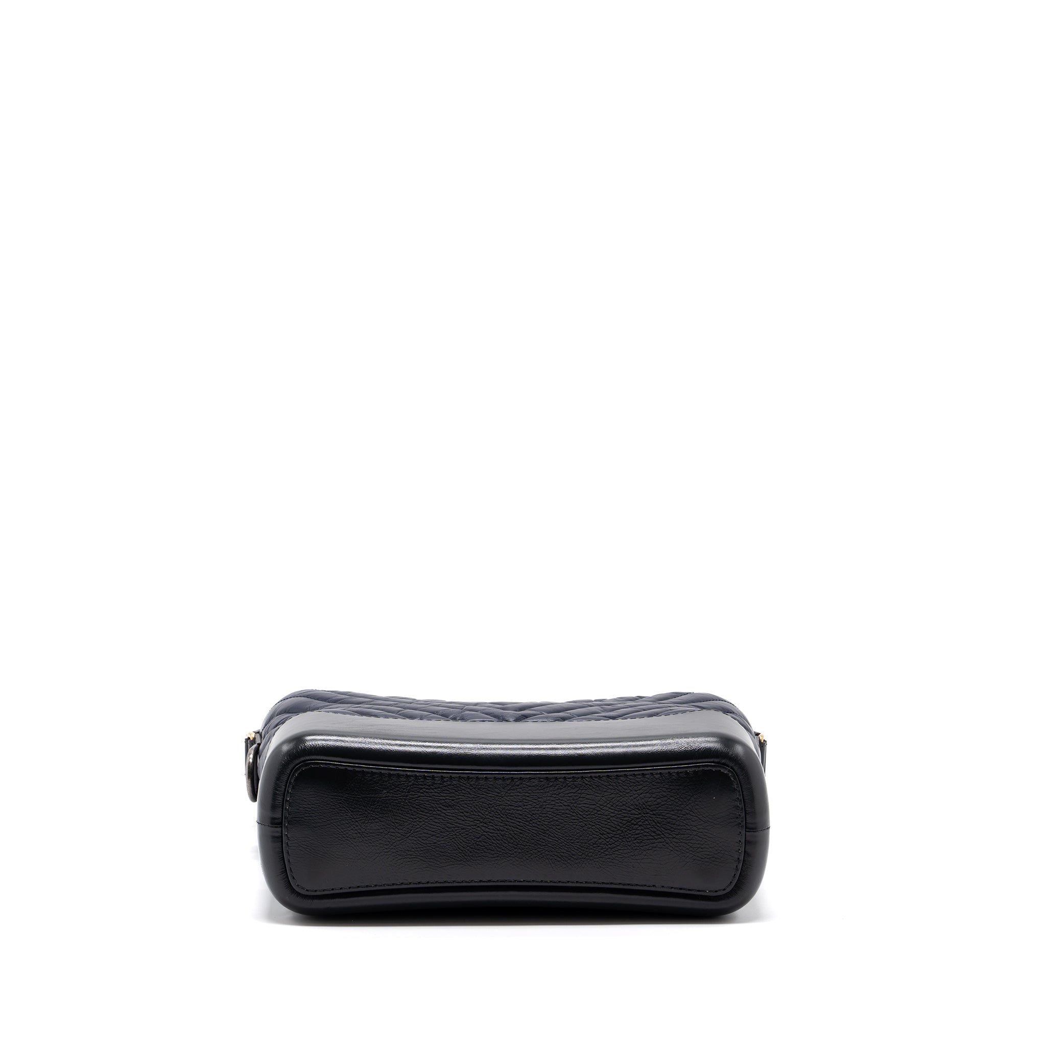 Chanel large Gabrielle hobo bag chevron calfskin multicolor dark blue/ dark grey / pink with multicoloured hardware