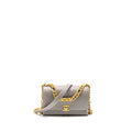 Chanel Mini Quilted Flap Bag With Chain Handle Caviar Grey  (microchip)