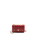 Chanel Trendy CC Wallet On Chain Lambskin Red L