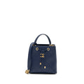 Chanel Top Handle Drawstring Bucket Bag Caviar Navy