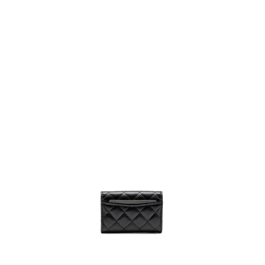 CHANEL Classic Flap Card Holder Caviar Black