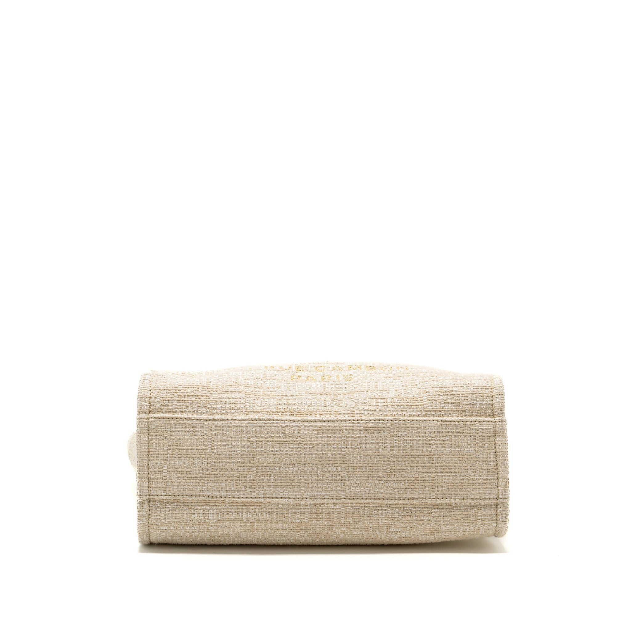 Chanel Deauville bag canvas/ leather Light Beige
