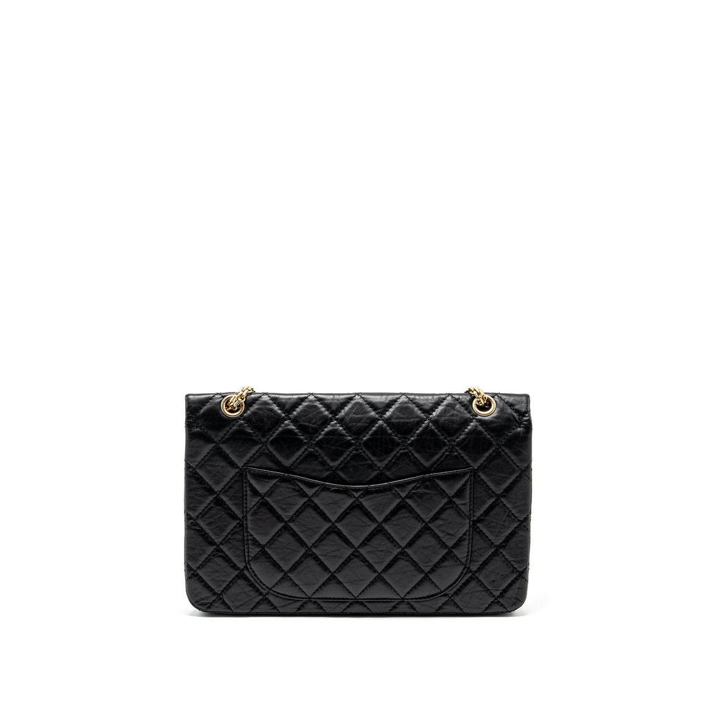 Chanel Large 2.55 Reissue Double Flap Bag Aged Calfskin Black