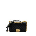 Chanel Medium Classic Boy Bag Caviar Black