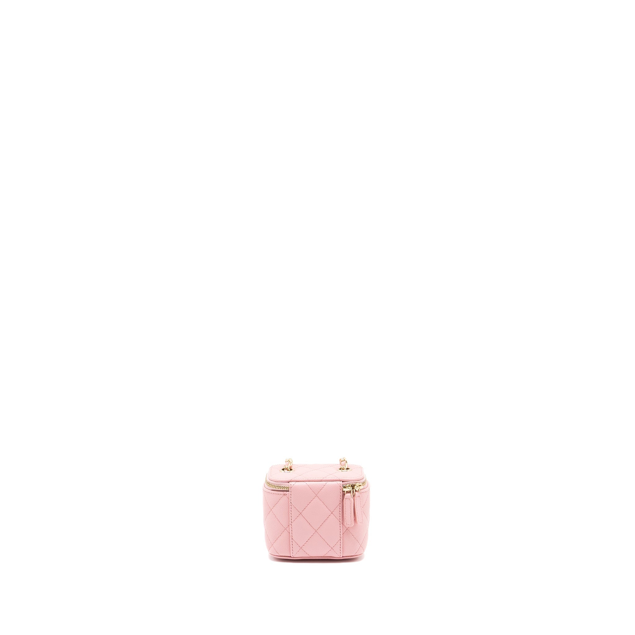 Chanel Mini Vanity Case Caviar Pink L