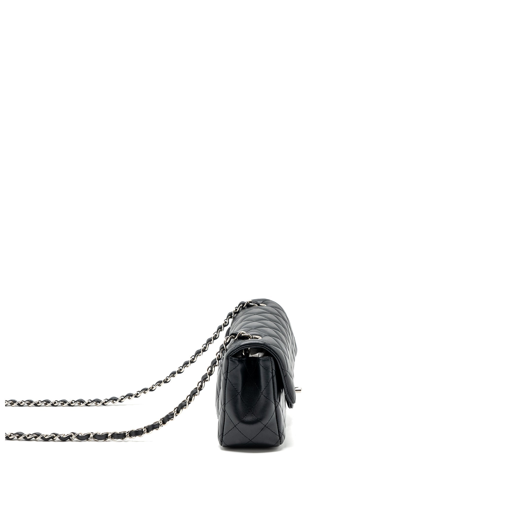 Chanel Classic Mini Rectangular Flap Bag Lambskin Black