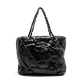 Chanel Twisted Tote Bag Calfskin Black