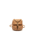 Chanel Triple Pack Backpack Caviar Caramel L (Microchip)