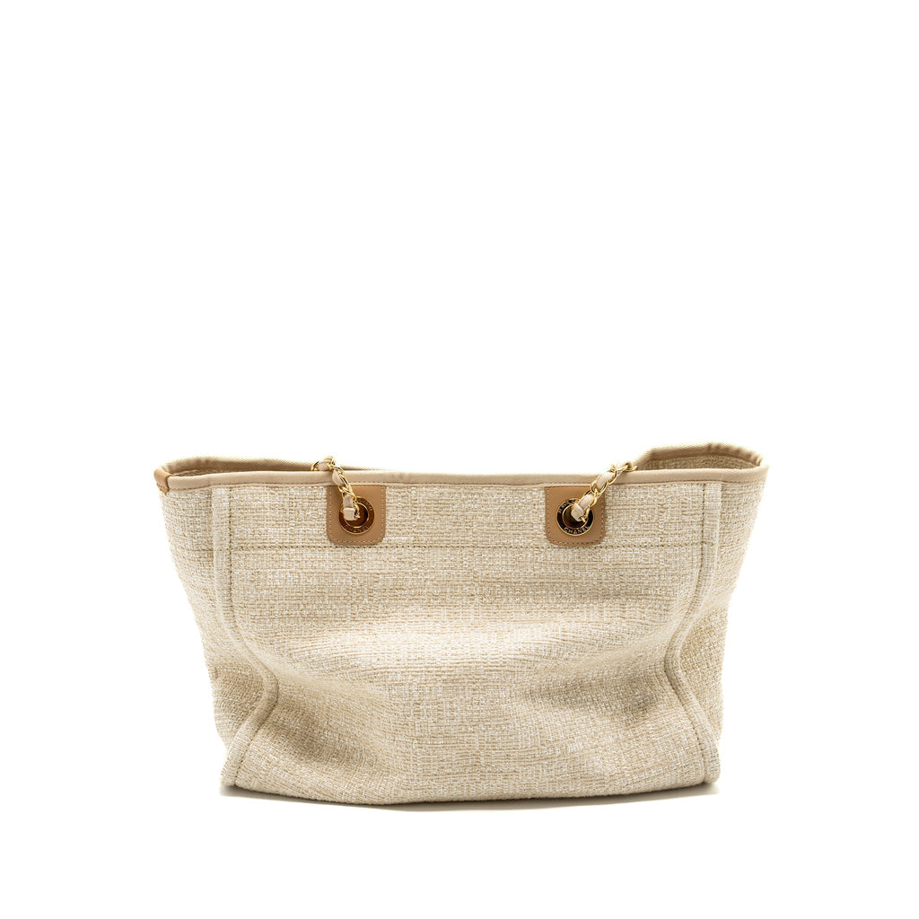 Chanel Deauville bag canvas/ leather Light Beige