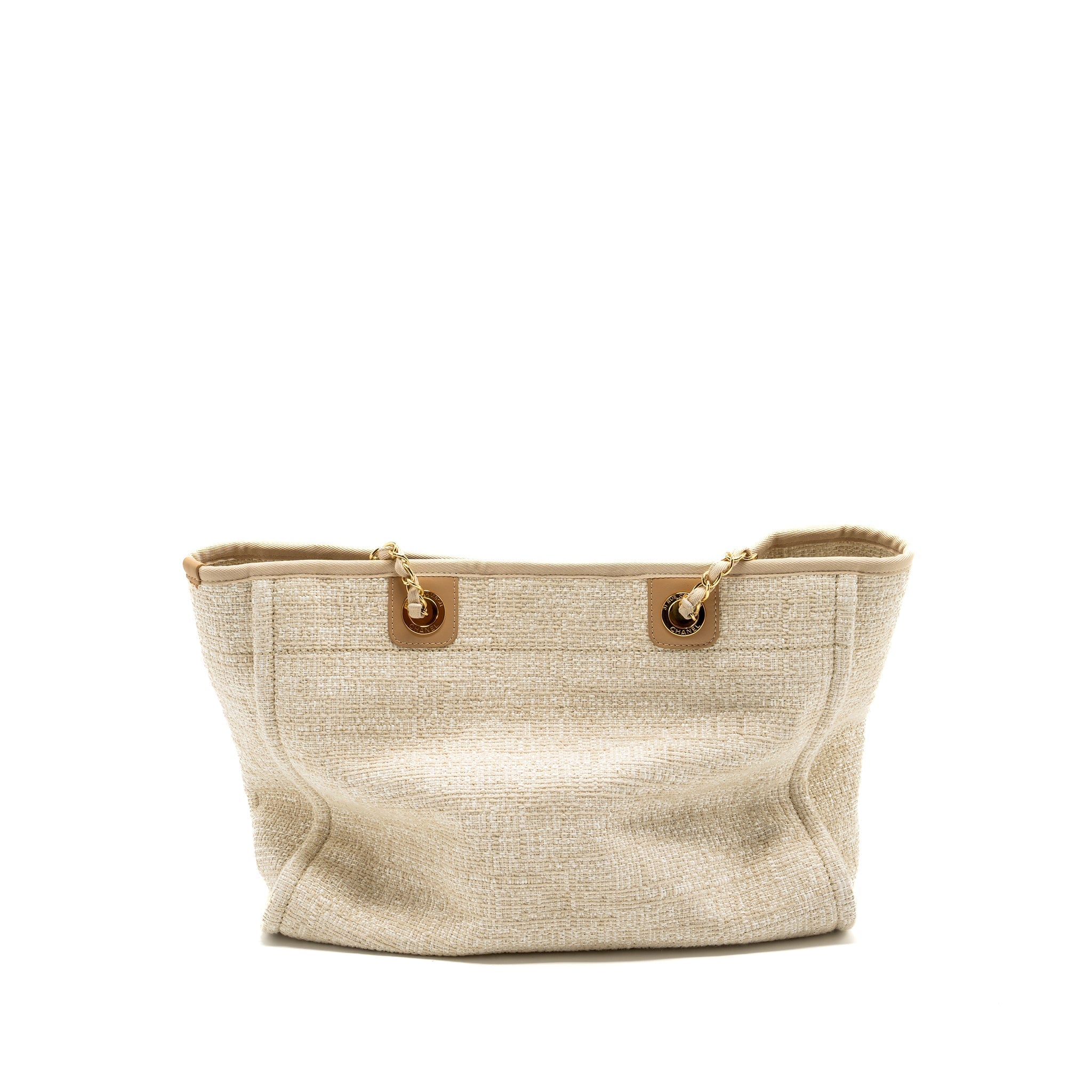 Chanel Deauville bag canvas/ leather Light Beige