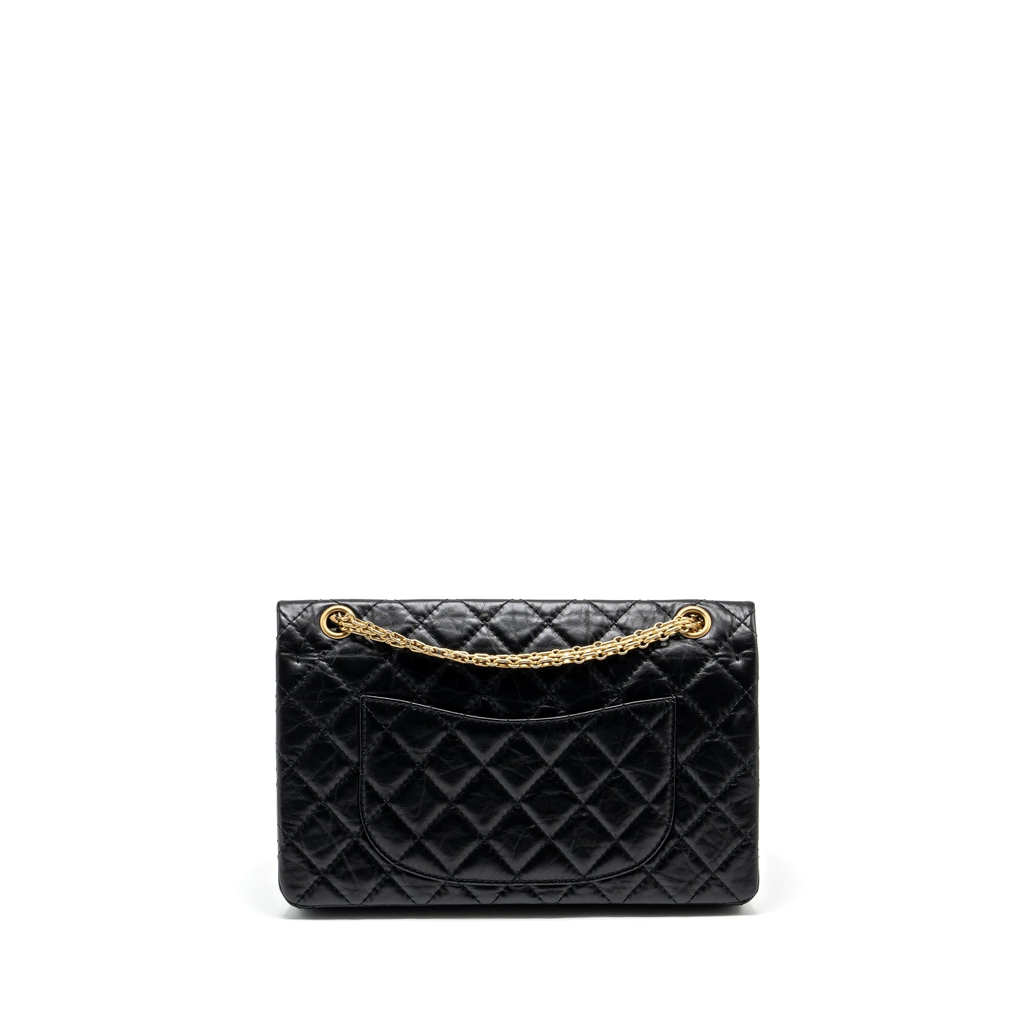 Chanel Large 2.55 Reissue Flap Bag Aged Calfskin Black