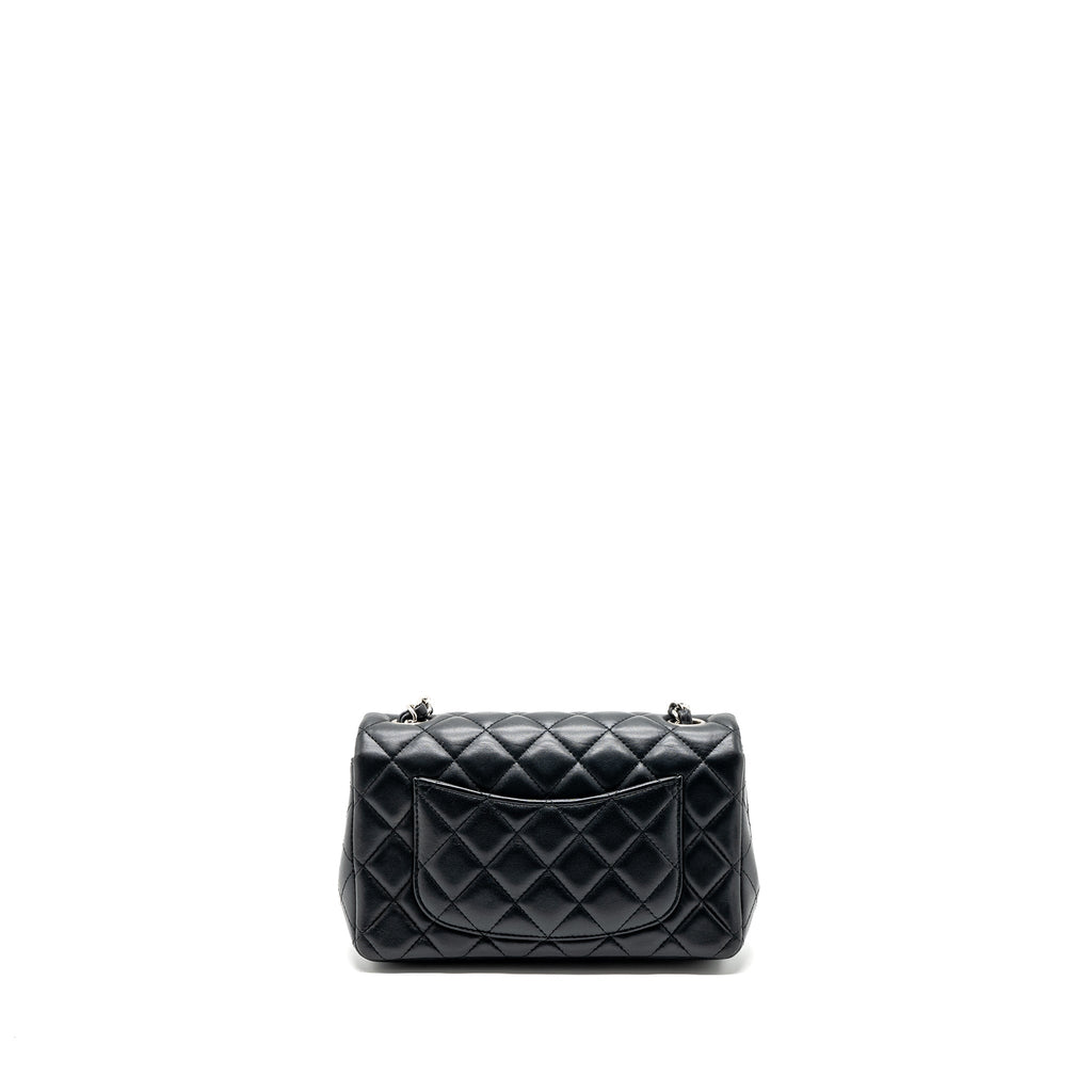 Chanel Classic Mini Rectangular Flap Bag Lambskin Black