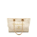 Chanel Deauville bag canvas/ leather Light Beige
