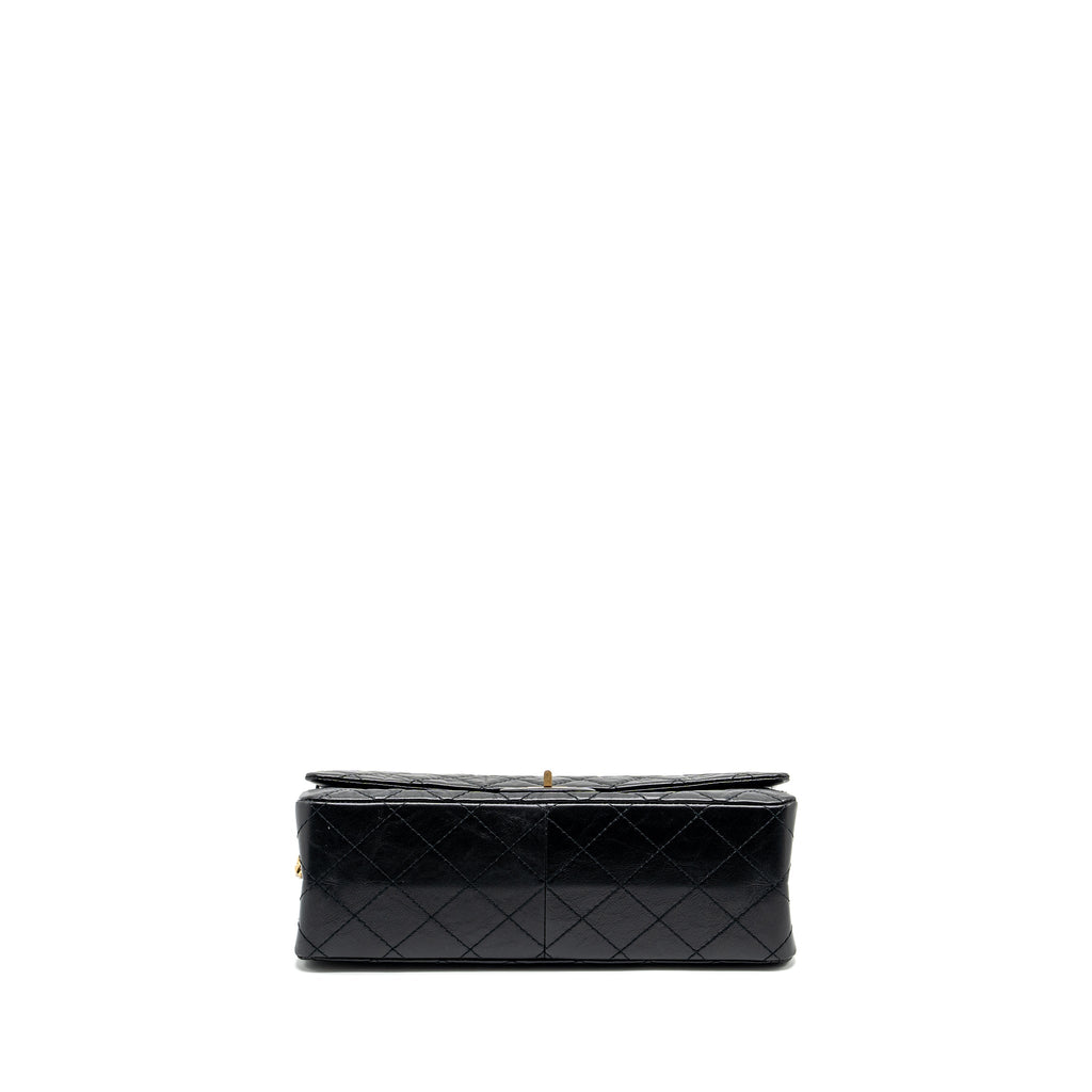 Chanel Large 2.55 Reissue Flap Bag Aged Calfskin Black