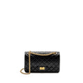 Chanel Small 2.55 Reissue Double Flap Bag Age Calfskin Black