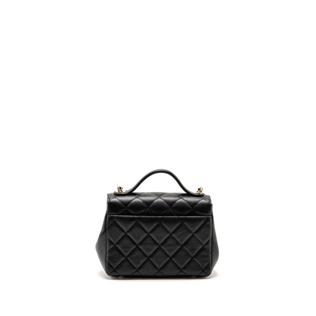 Chanel Small Business Affinity Caviar Black L (Microchip)