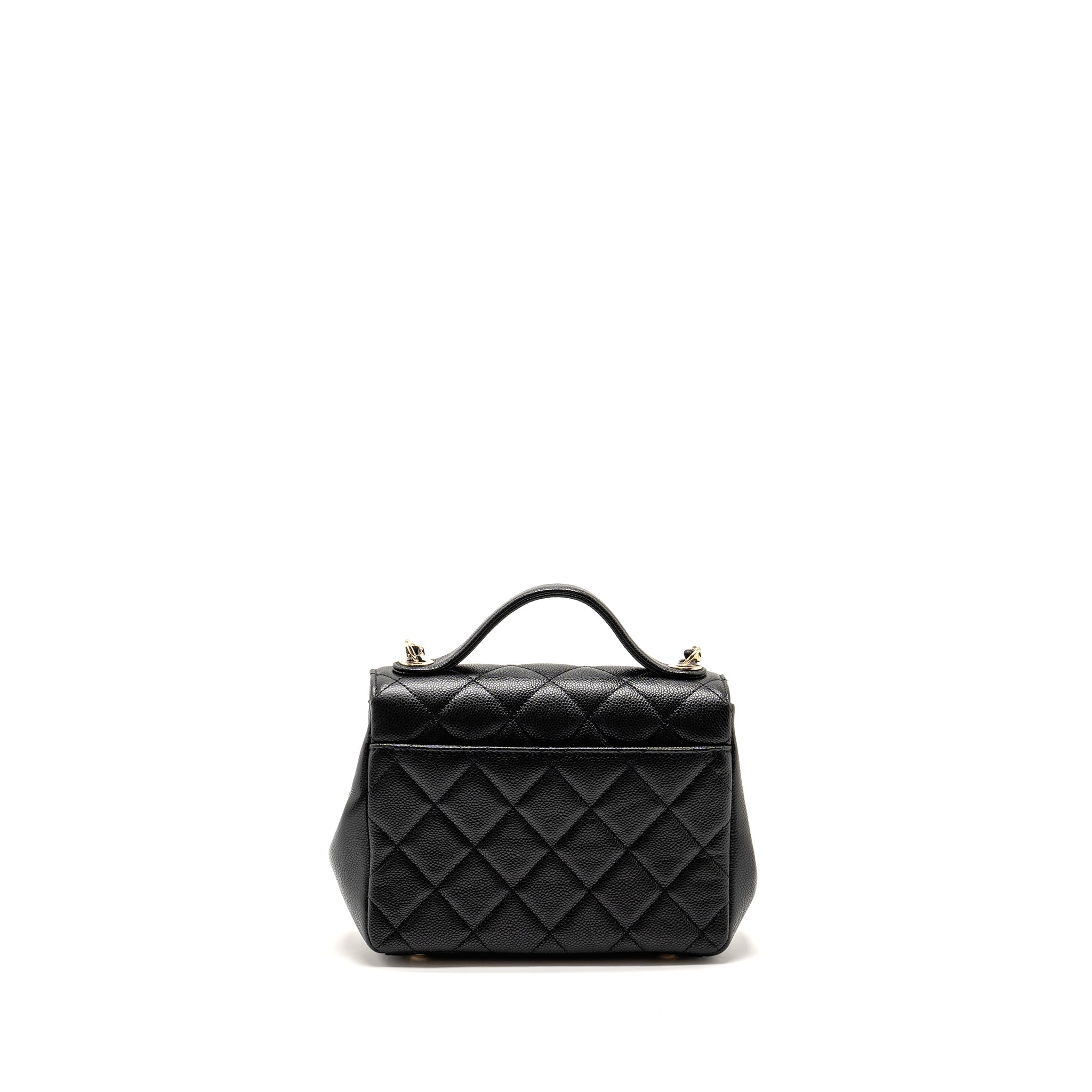 Chanel Small Business Affinity Caviar Black L (Microchip)