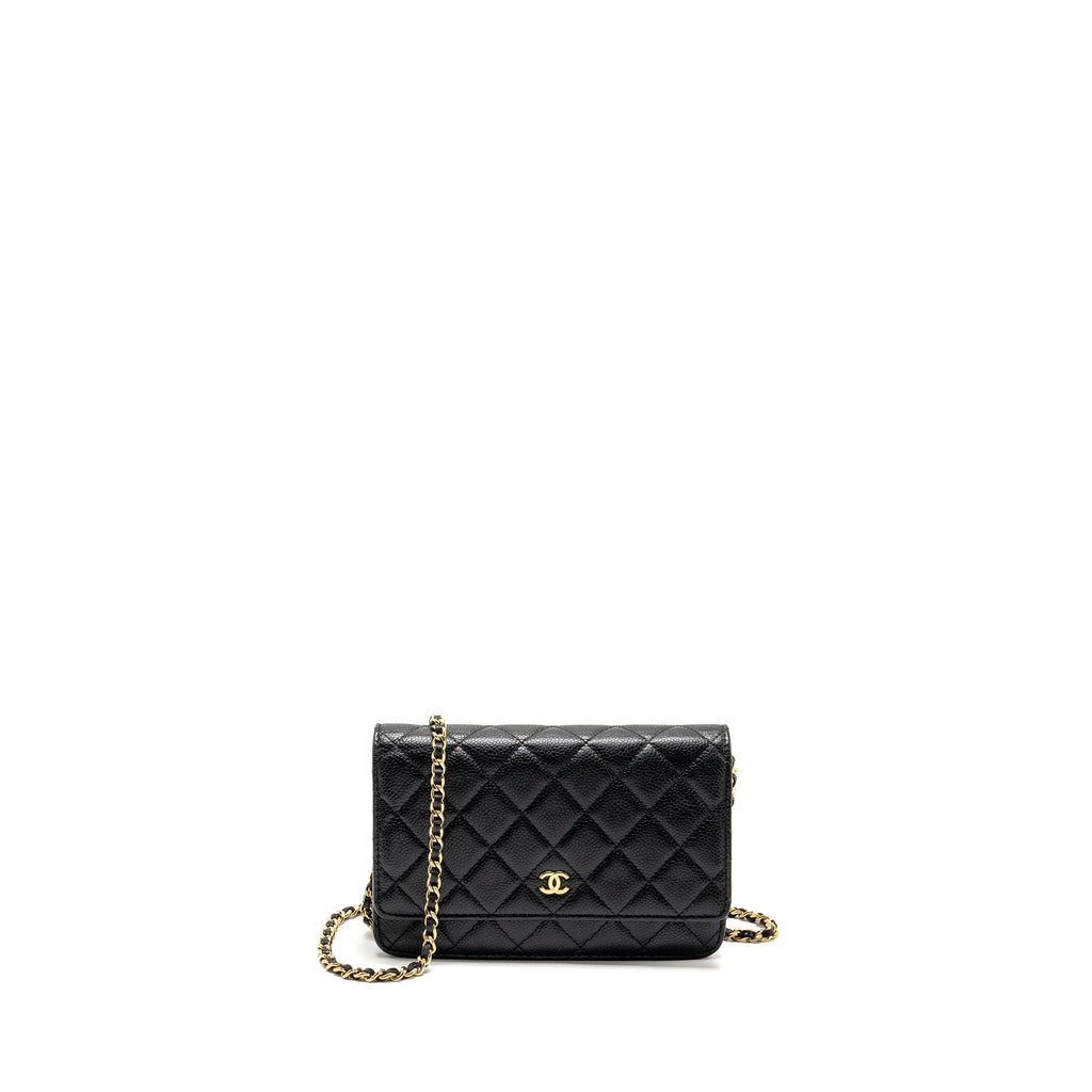 Chanel Classic Wallet On Chain Caviar Black
