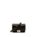 Chanel Small Boy Bag Caviar Black  (Microchip)