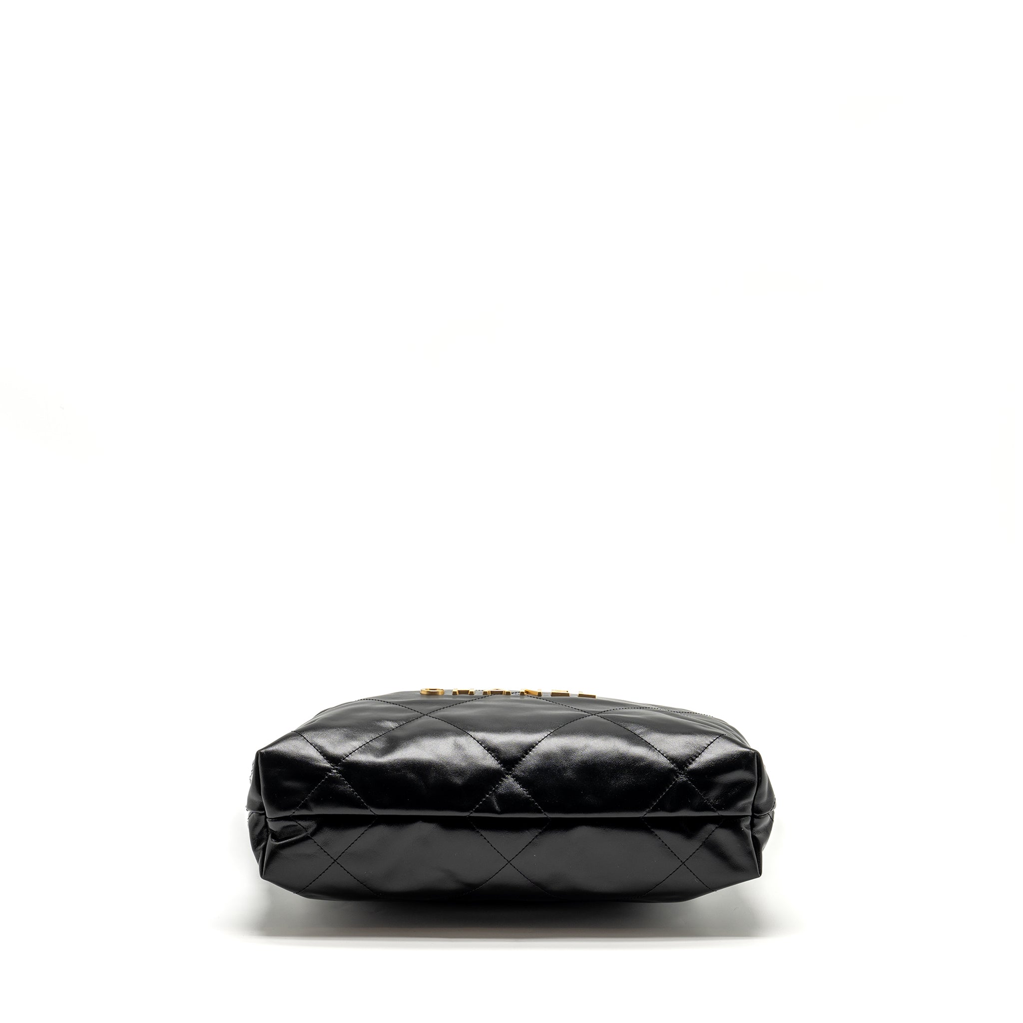 Chanel Small 22 Bag Shiny Calfskin BLACK  (Microchip)