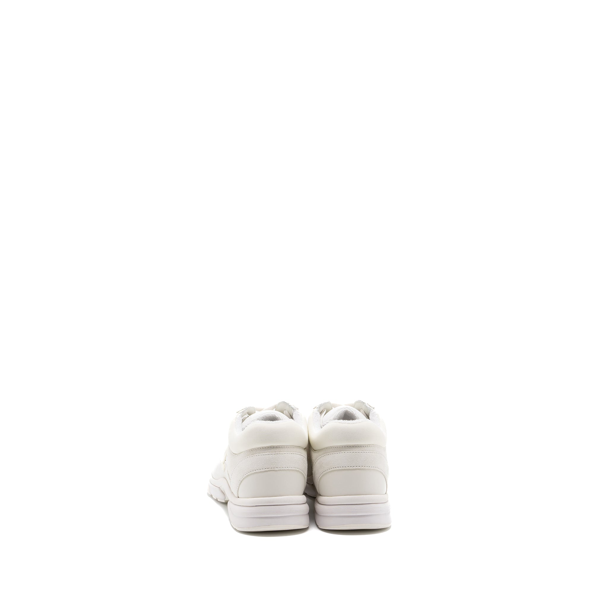 Chanel size 37 CC logo trainer white